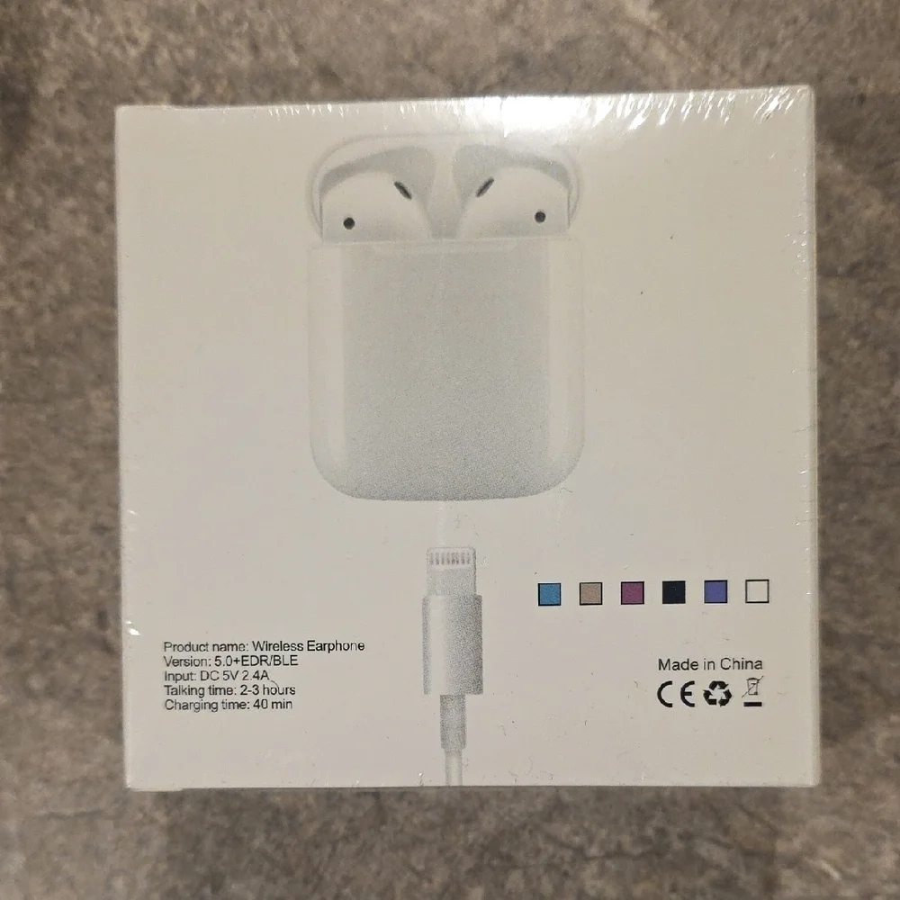 (J64) TWS Wireless Earbuds i12 - White